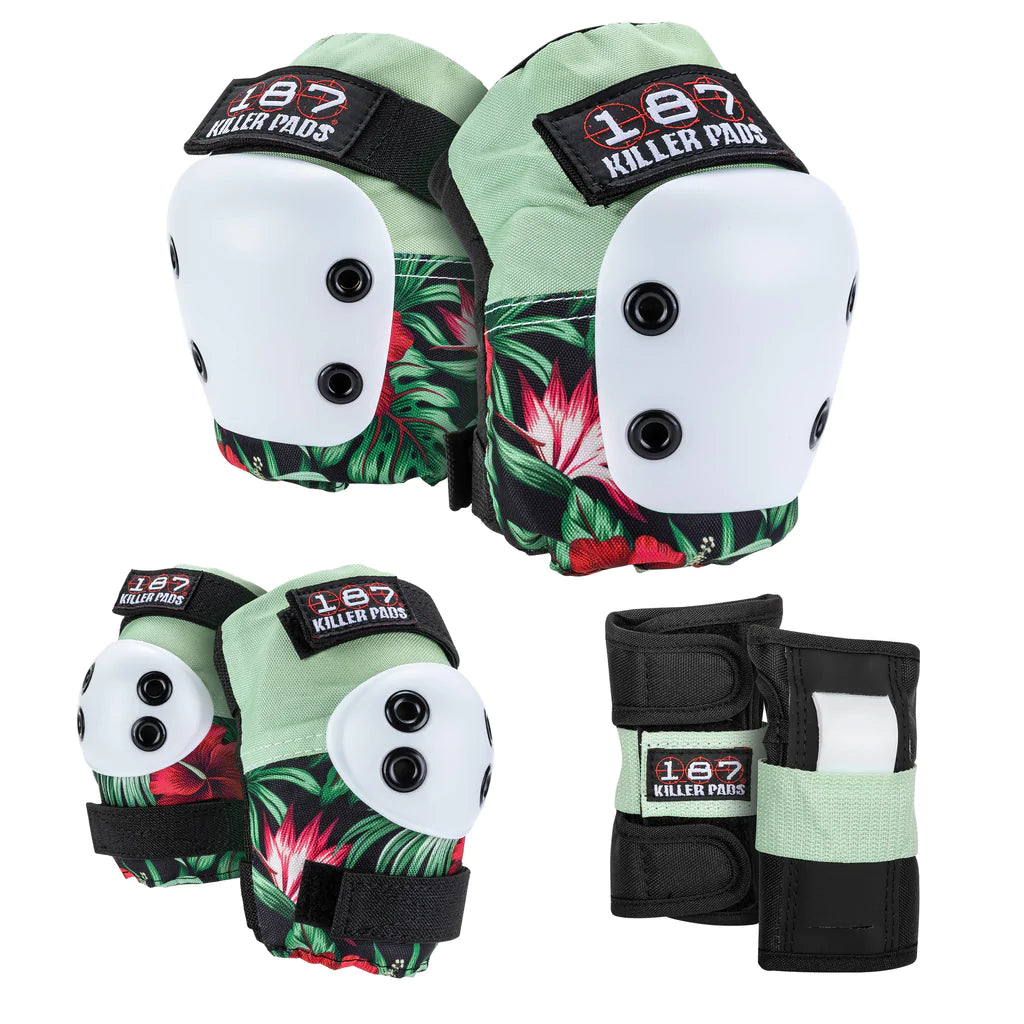 187 Killer Pads 6-Pack Junior Pad Set Combo - Hibiscus