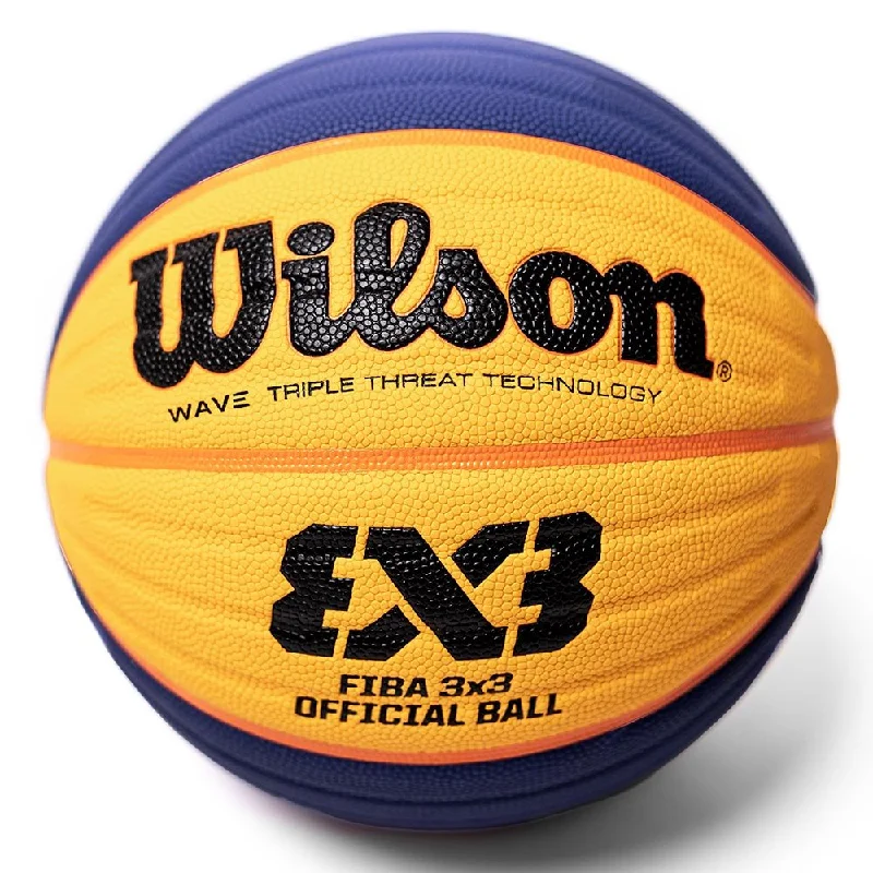 Wilson Fiba 3X3 Official Game Basketball Org/Pur/Red 3X3 Spec