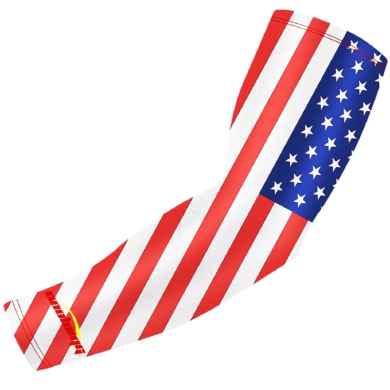 American Flag Printed Anti-slip Arm Sleeve