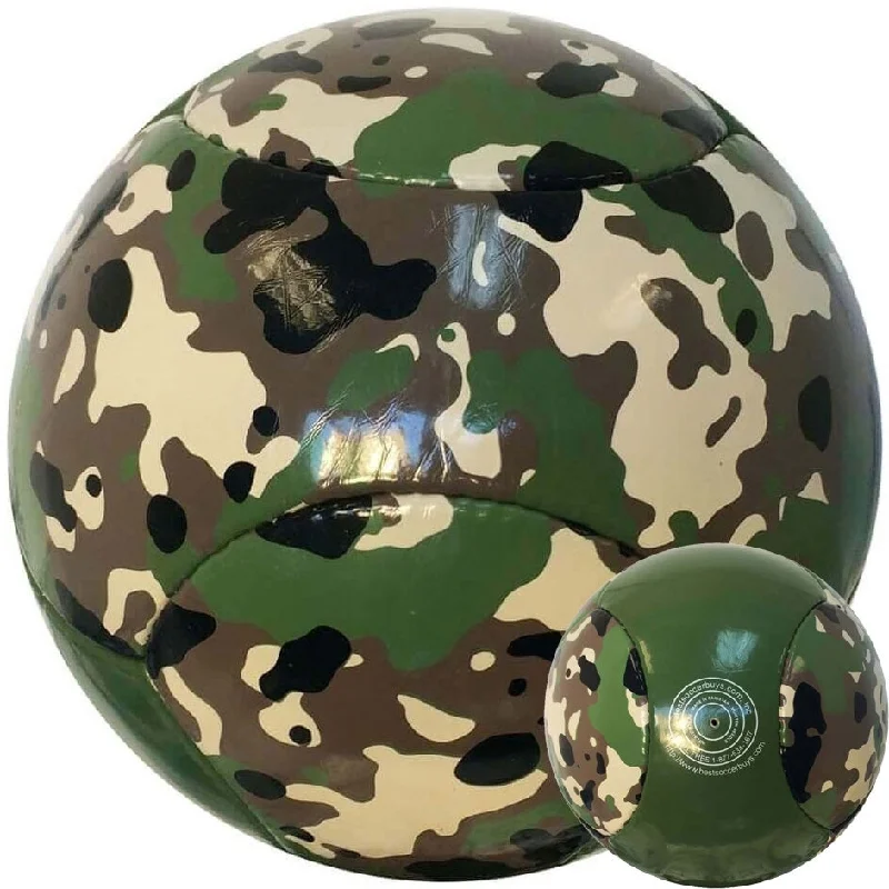 Army Camouflage Soccer Ball - 6 Panels Unique Gift for Soccer Fans Size 5