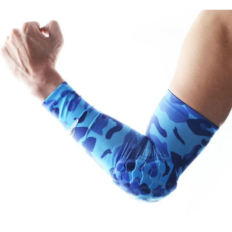 Camouflage Blue Arm Sleeve with Pad