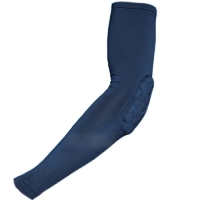 Navy Blue Padded Arm Elbow Sleeve