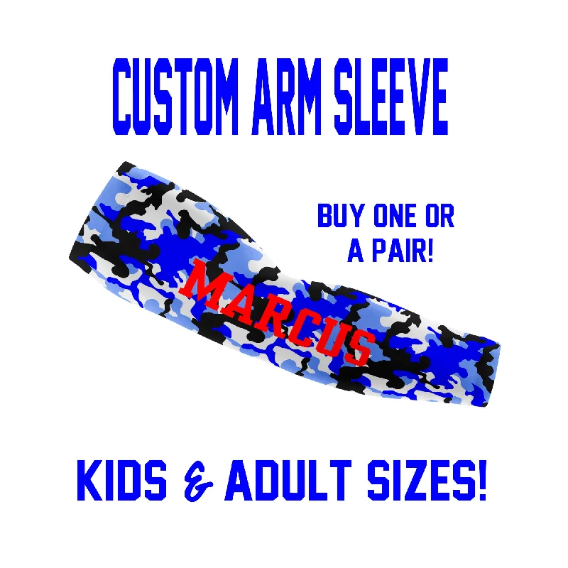 Custom CAMO Arm Sleeves - Single or Pair - Choose Your Background