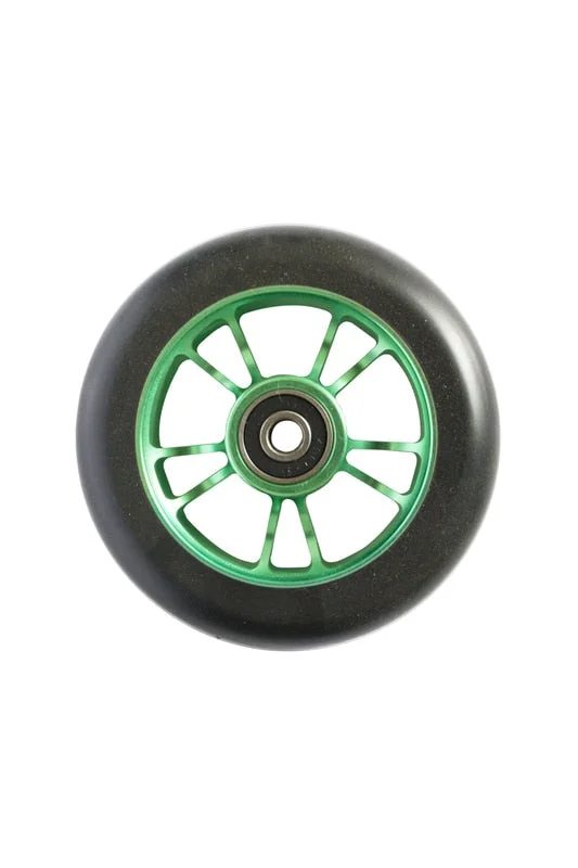 Envy Colt Scooter Wheel 100mm -  Green/Black (Pair)