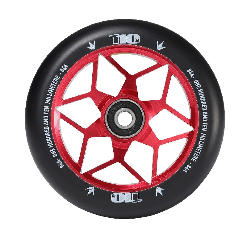 Envy Diamond Scooter Wheel 110mm - Red (Pair)