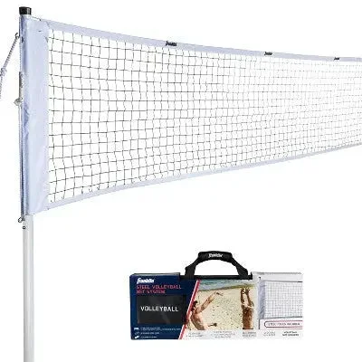 Open Box - Franklin Sports Steel Volleyball Net System