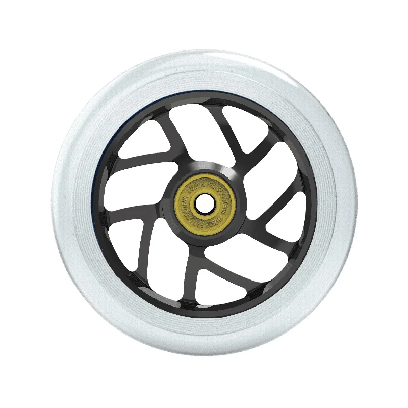 Fuzion Flight Wheels 110mm - Clear/Black Core (Pair)