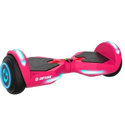 Open Box - GoTrax Nova Hoverboard with Self Balancing Mode - Pink