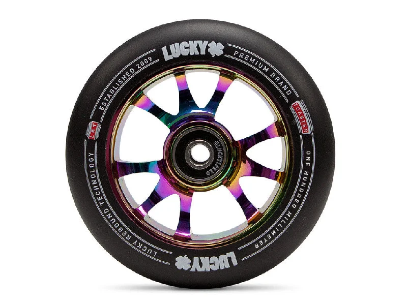 Lucky Scooter Wheel 2016 Toaster 100mm - NeoChrome/Black (Pair)