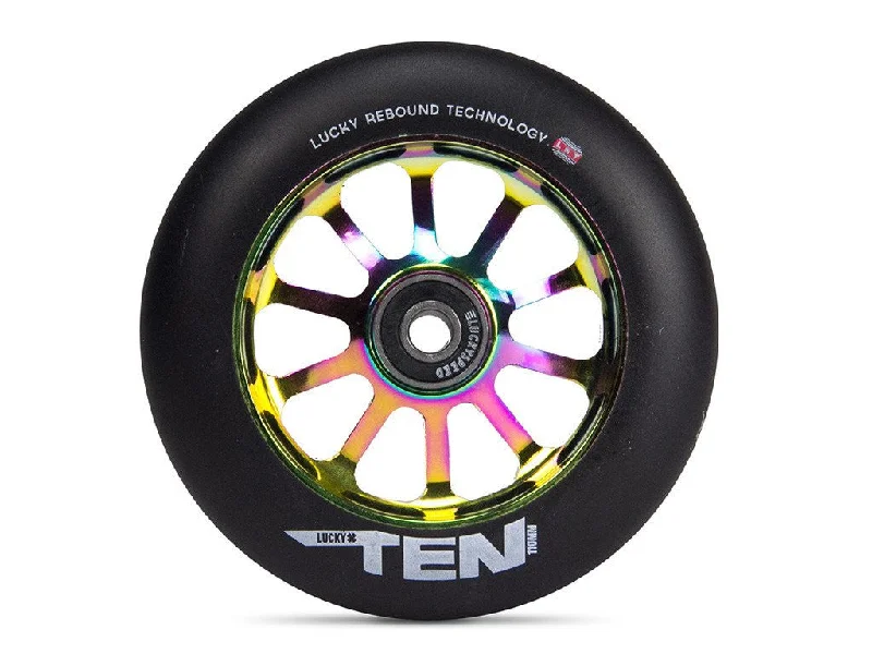 Lucky Scooter Wheel 2016 TEN 110mm - NeoChrome/Black (Pair)