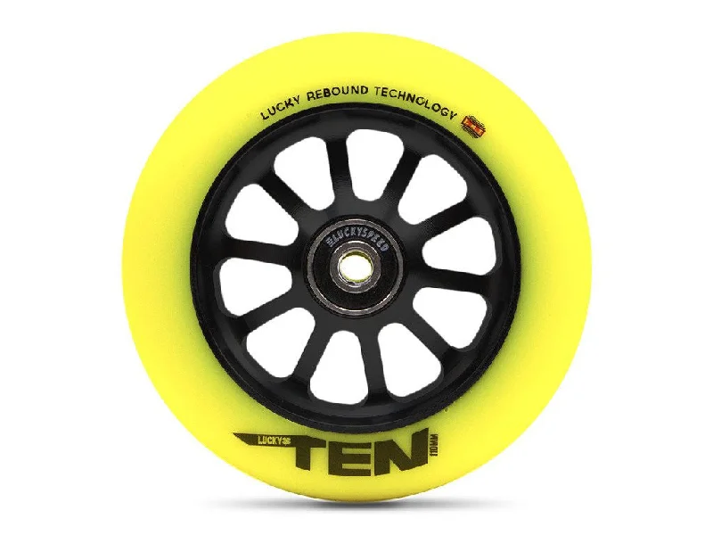 Lucky Scooter Wheel 2016 TEN 120mm - Black/Hi-Liter Yellow