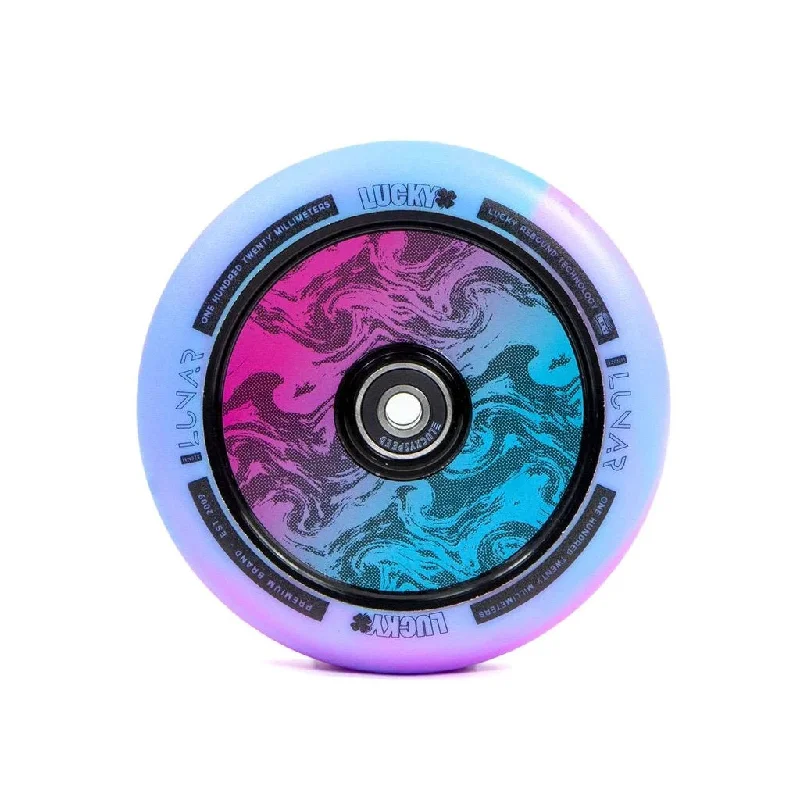 Lucky Scooter Wheels Lunar 120mm - Rush Pink/Blue