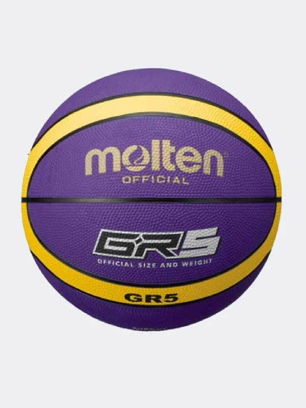 Molten Basketball Ball Violet/Yellow