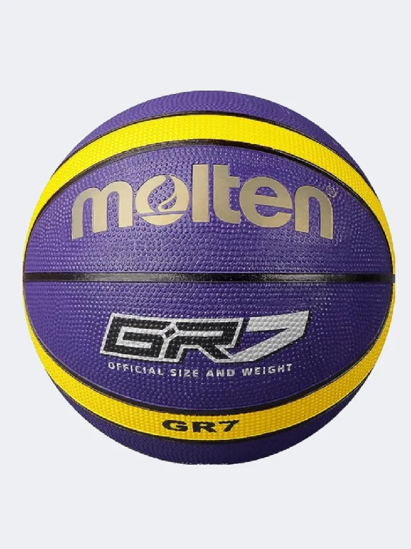 Molten Basketball Ball Violet/Yellow