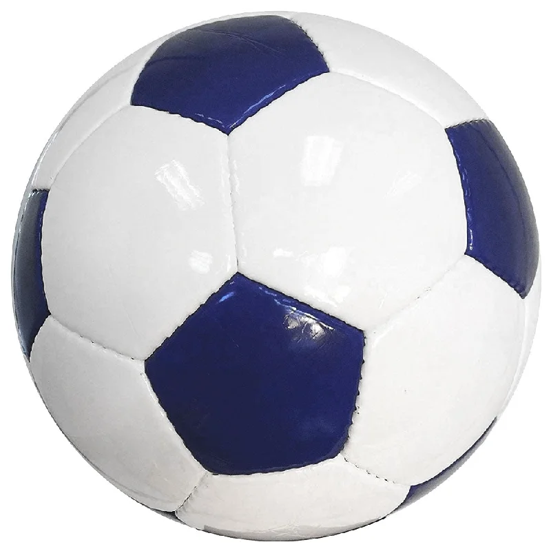 Navy Blue White Classic Soccer Balls