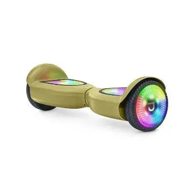 Jetson Mojo Light Up Hoverboard with Bluetooth Speaker - Brass Gold