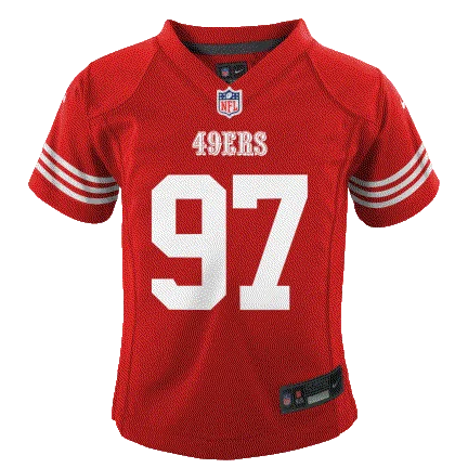 Nike Preschool San Francisco 49ers Nick Bosa Game Jersey - Scarlet