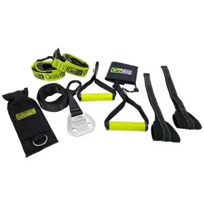 Open Box - GoFit Ultimate Gravity Gym Resistance Band - Green/Black