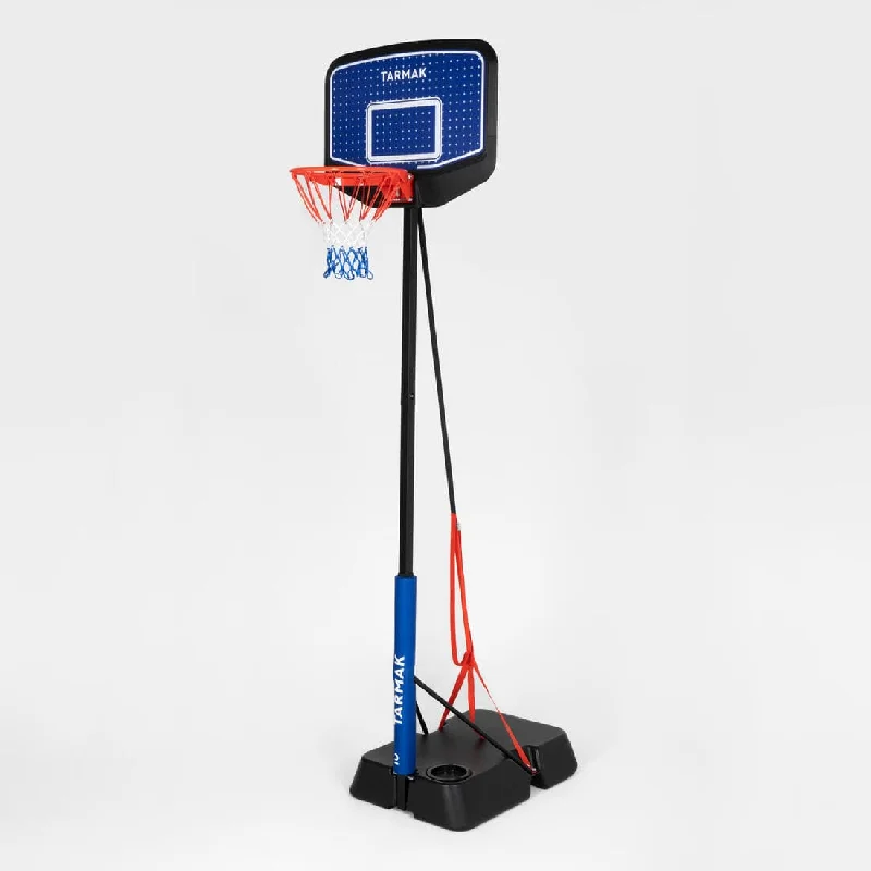 Panier de basket Enfant Dunk sur pied réglable 1,60m à 2,20m - K900 Bleu Noir