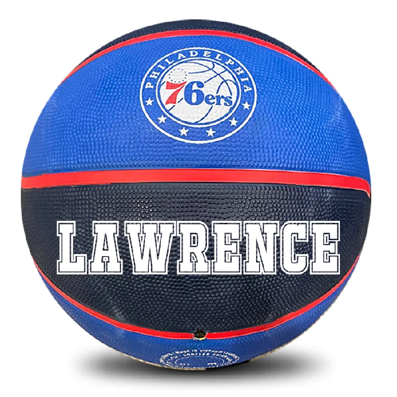 Personalised NBA Official Philadelphia 76ers Team Basketball (Size 7)