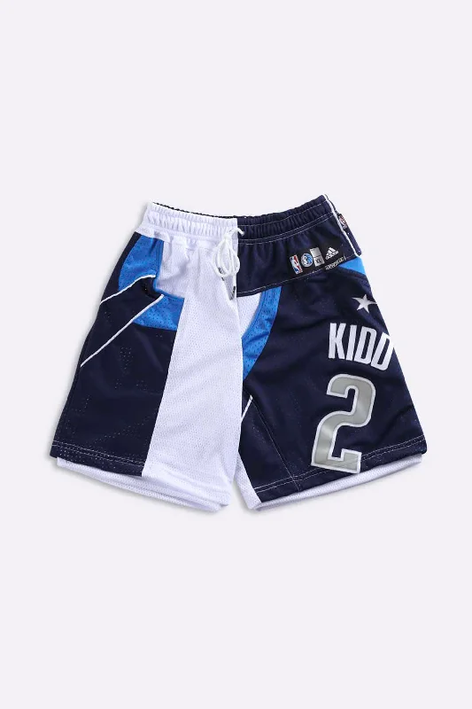 Rework Unisex Mavericks NBA Jersey Shorts - Women-XS, Men-XXS