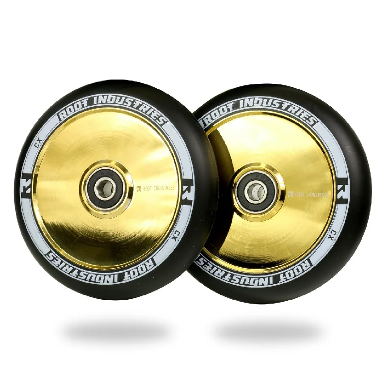 Root Industries Air Wheels 110mm - Black/Gold Rush (Pair)