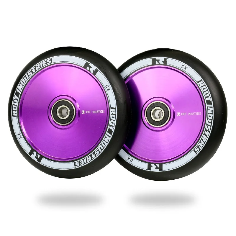 Root Industries Air Wheels 110mm - Black/Purple (Pair)