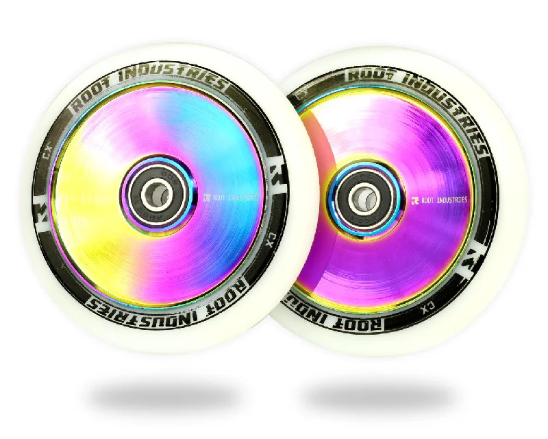 Root Industries Air Wheels 110mm - White/Rocket Fuel (Pair)