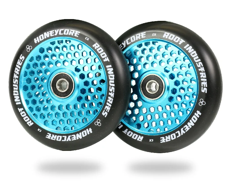 Root Industries HoneyCore Wheels 110mm - Black/Sky Blue (Pair)