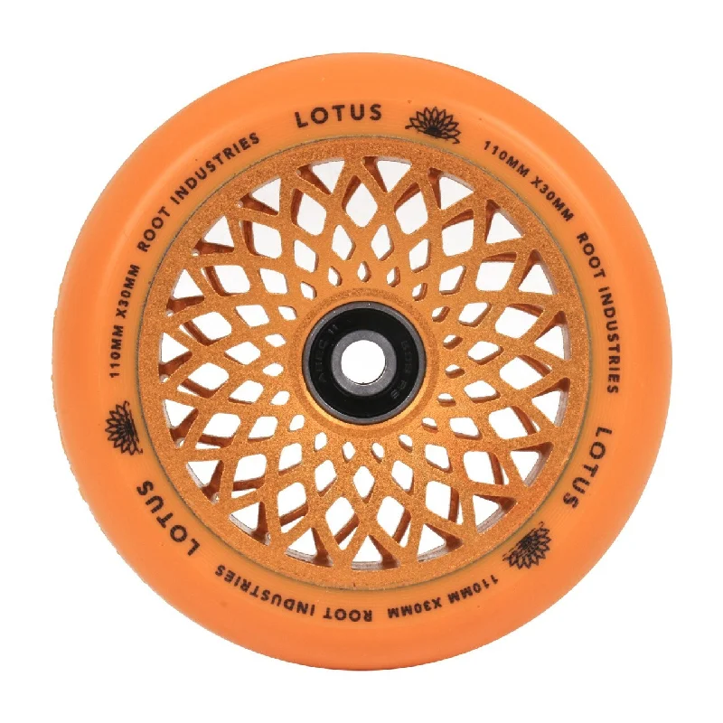 Root Industries 110mm X 24mm Lotus Wheels - Orange (Pair)