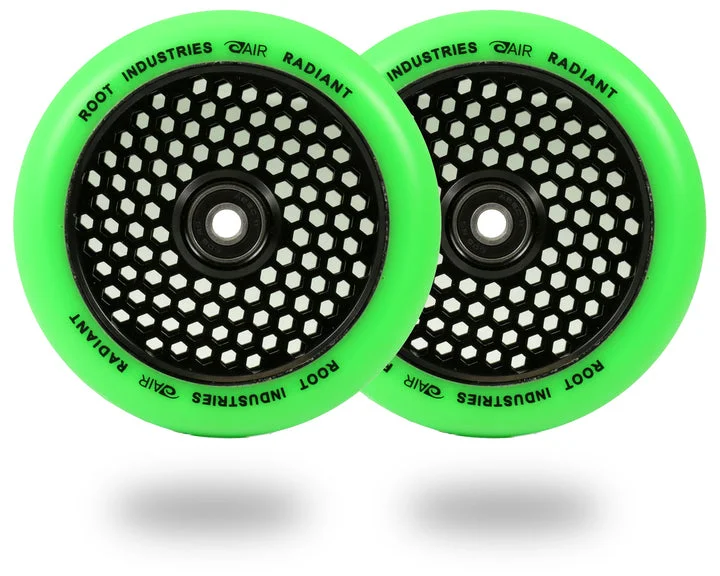 Root Industries HoneyCore Radiant Wheels 120mm - Green (Pair)