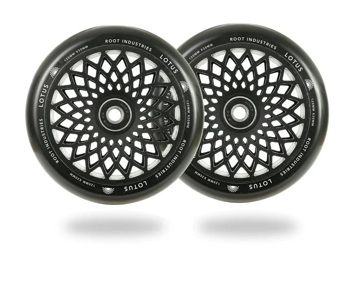 Root Industries 120mm X 30mm Lotus Wheels - Black (Pair)