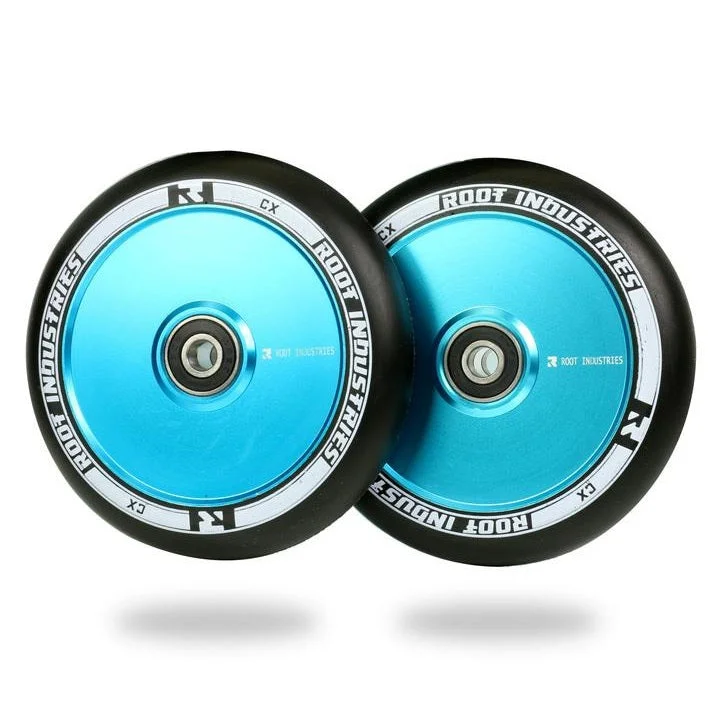 Root Industries Air Wheels 120mm - Black/Sky Blue (Pair)