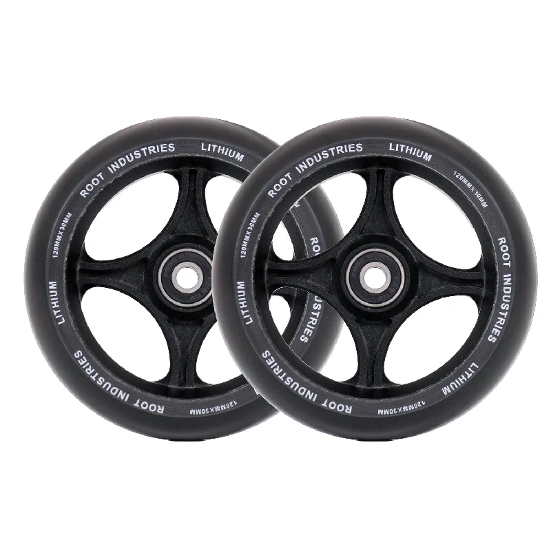 Root Industries Lithium Wheels 120mm - Black (Pair)