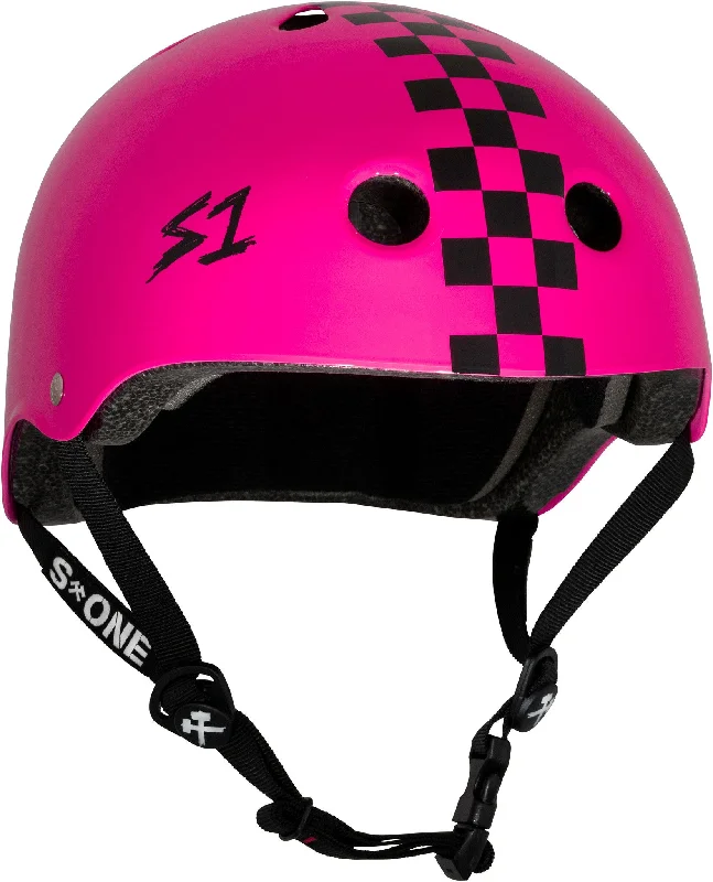 S1 Lifer Helmet - Pink Gloss/Checkers