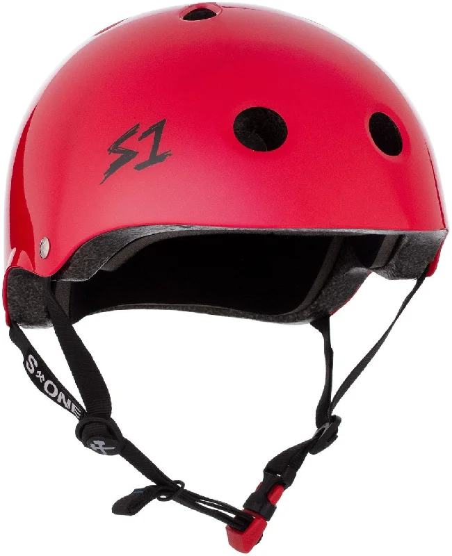 S1 Mini Lifer Helmet - Bright Red Gloss