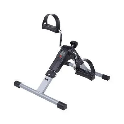 TRAKK Mini Exercise Bike, Under Desk Bike Pedal Exerciser Portable Foot Cycle Arm & Leg Peddler Machine with LCD Screen