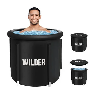 Open Box - Wilder Portable Ice Bath Tub for Cold Plunge Therapy 29.5'' x 31.5'' -  86 Gallon Capacity