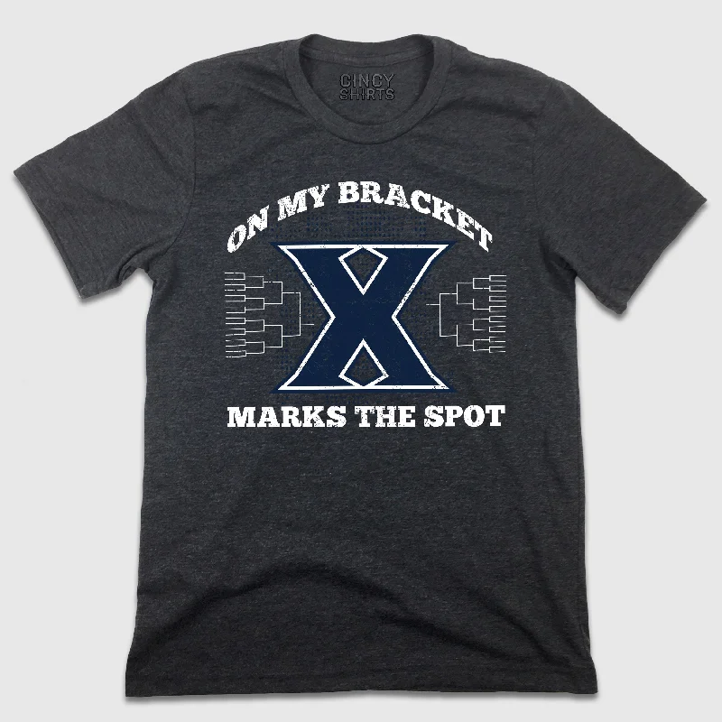 X Marks The Spot Xavier University Bracket Tee