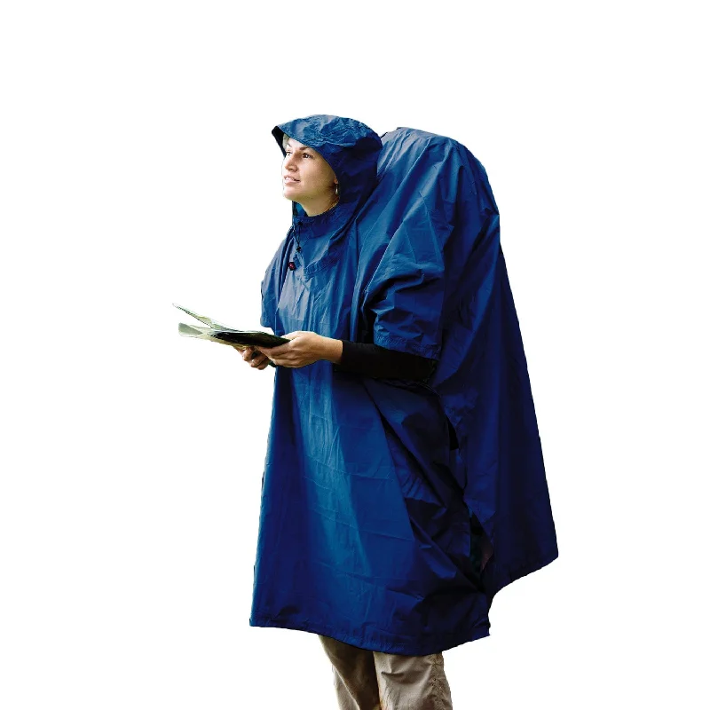 Tarp Poncho Nylon Blue