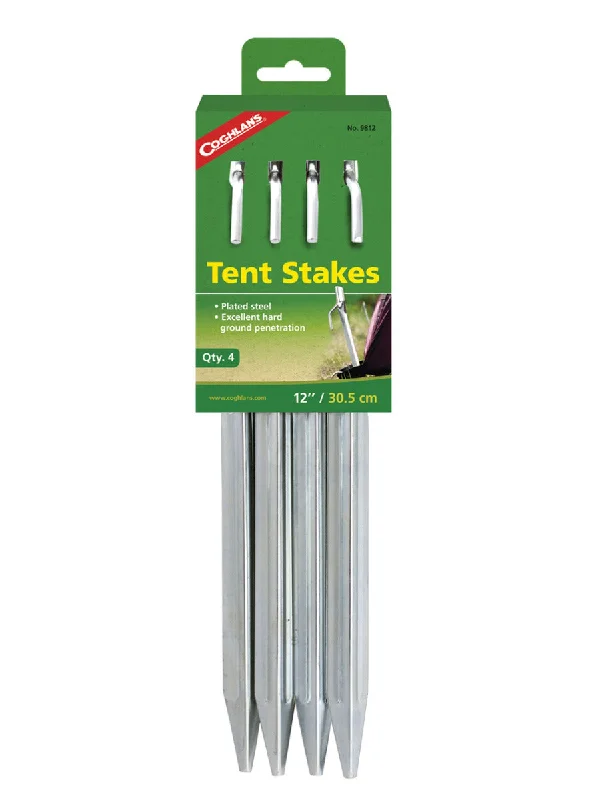 Steel Tent Stakes - 12 inches