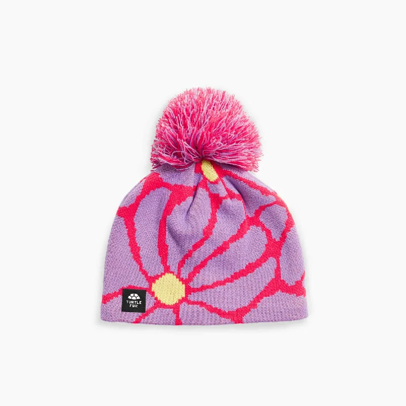 Bloom Bloom Pom Beanie - Lava