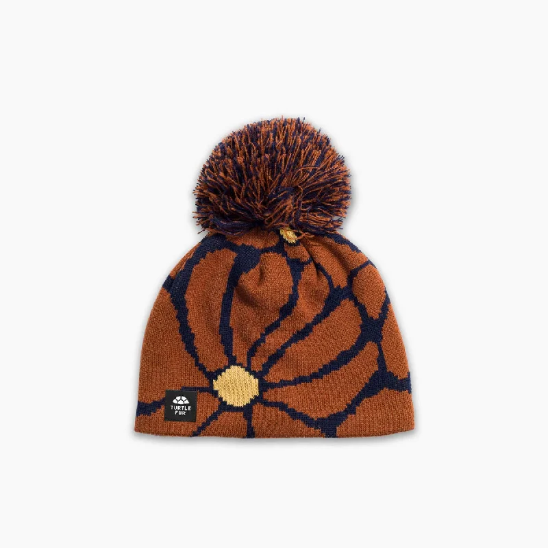 Bloom Bloom Pom Beanie - Russet