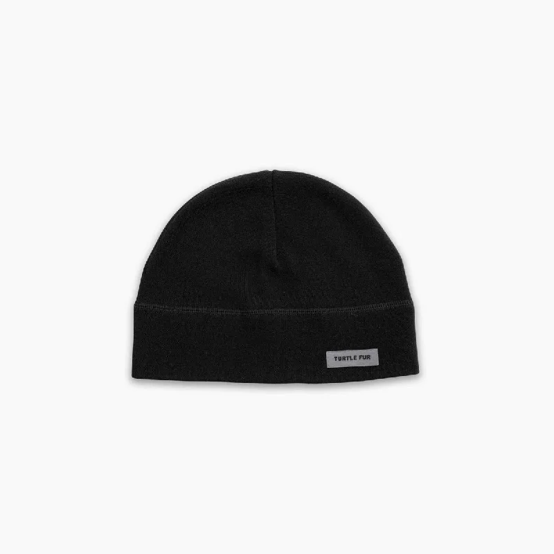 Carefree Merino Wool Beanie - Black