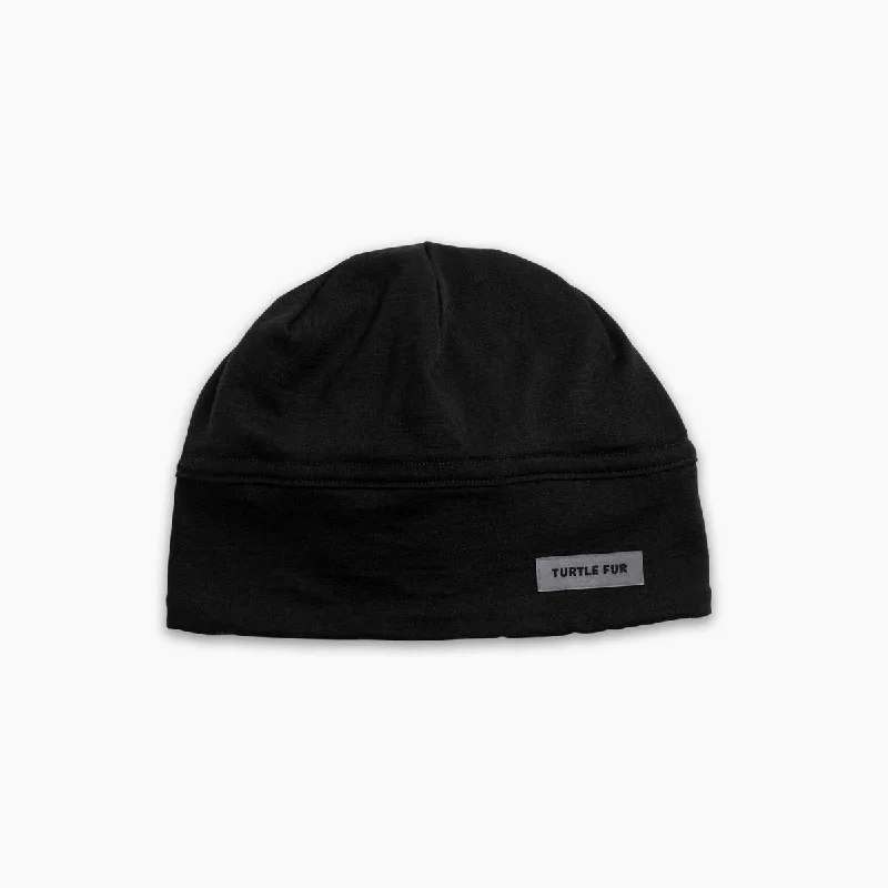 Carefree Superfine Merino Wool Beanie - Black