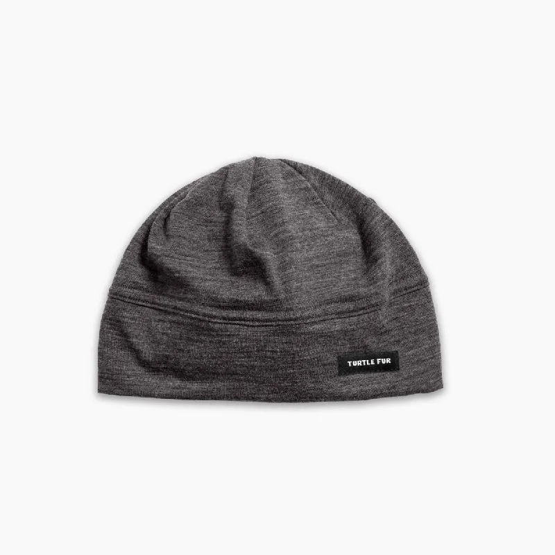 Carefree Superfine Merino Wool Beanie - Charcoal