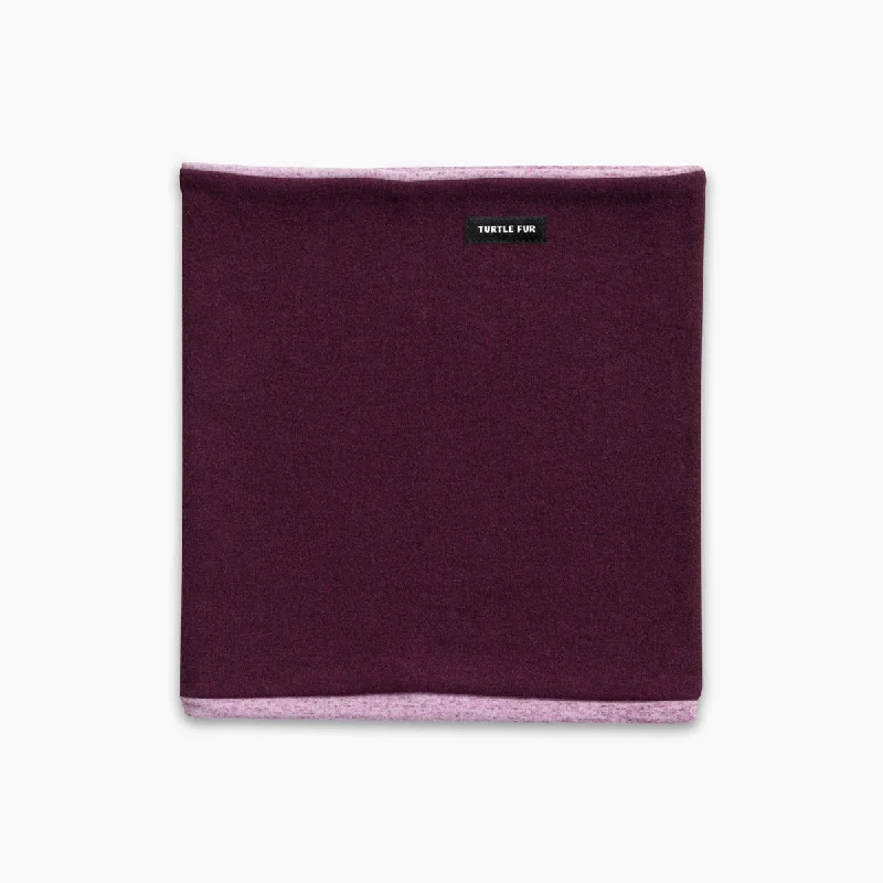 Comfort Luxe Double-Layer Neck Warmer - Garnet