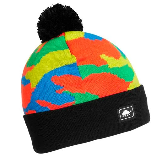 Kids' BDU Pom Beanie - Black