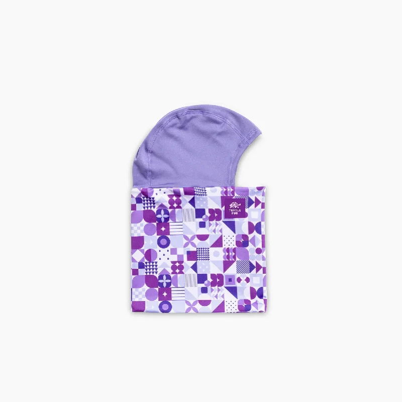 Kids' Comfort Shell Shellaclava - Purple Picnic