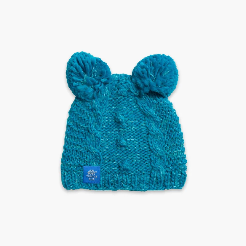 Kids' Fluff Balls Pom Pom - Turquoise